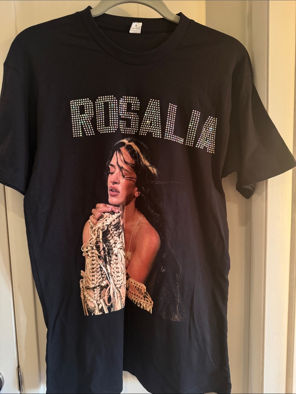 Black Graphic Women’s T-Shirt - Rosalia’s Lux Concert Tee 🌹🌹🌹